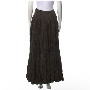 Ralph Lauren Olive Maxi Skirt